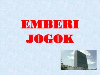 EMBERI JOGOK