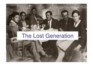 The Lost Generation