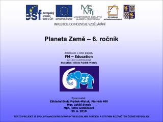 Planeta Země – 6. ročník