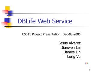 DBLife Web Service