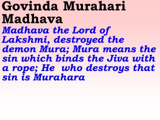 Old 586_New 693 Govinda Murari Madhava