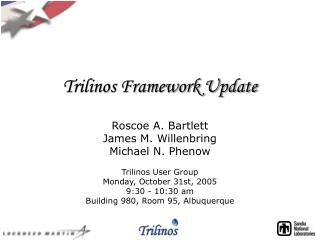 Trilinos Framework Update