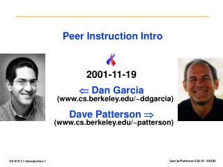 Peer Instruction Intro