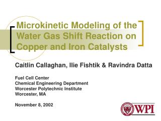 Microkinetic Modeling of the Water Gas Shift Reaction on Copper and Iron Catalysts