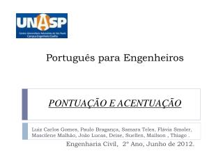 Português para Engenheiros