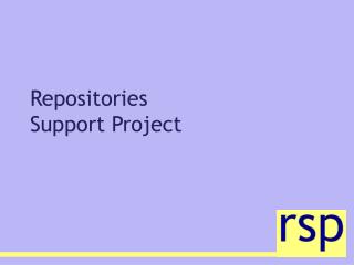 Repositories Support Project