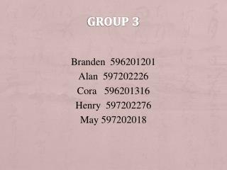 Group 3