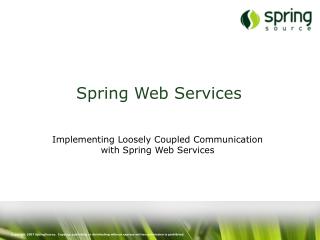 Spring Web Services