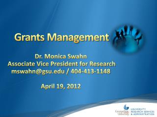 Grants Management