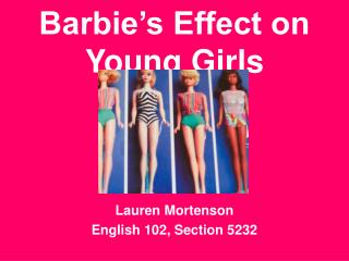 Barbie’s Effect on Young Girls