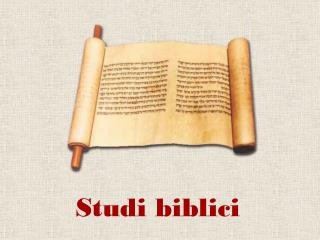 Studi biblici