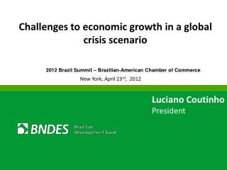 Challenges to economic growth in a global crisis scenario