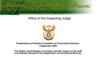 Office of the Inspecting Judge