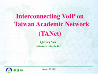 Quincy Wu (solomon@voip.tw)