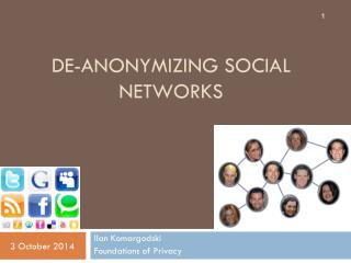 DE-ANONYMIZING SOCIAL NETWORKs
