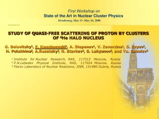 STUDY OF QUASI-FREE SCATTERING OF PROTON BY CLUSTERS OF 6 He HALO NUCLEUS