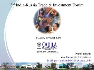 3 rd India-Russia Trade &amp; Investment Forum