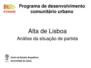 Programa de desenvolvimento comunitário urbano