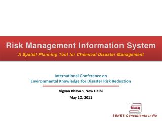 Risk Management Information System A Spatial Planning Tool for Chemical Disaster Management