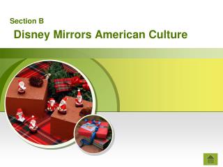 Section B Disney Mirrors American Culture