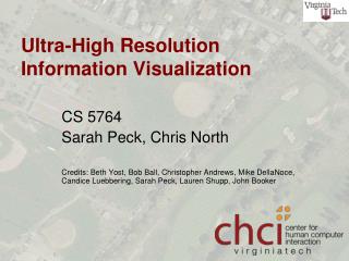 Ultra-High Resolution Information Visualization