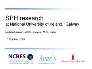 SPH research at National University of Ireland, Galway