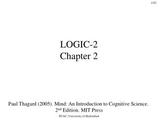 LOGIC-2 Chapter 2