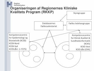 Organiseringen af Regionernes Kliniske Kvalitets Program (RKKP)