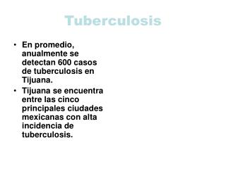 Tuberculosis