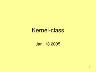 Kernel-class
