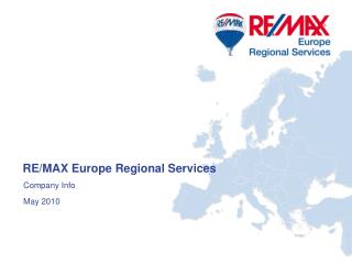 RE/MAX Europe Regional Services