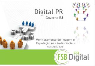 Digital PR Governo RJ