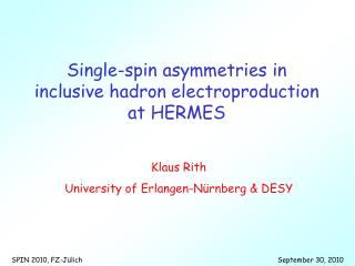 Single-spin asymmetries in inclusive hadron electroproduction at HERMES