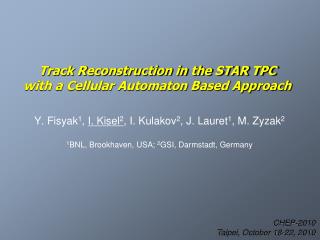 Track Reconstruction in the STAR TPC with a Cellular Automaton Based Approach