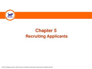 Chapter 5 Recruiting Applicants