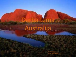 Darba tema Australija