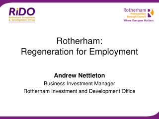Rotherham: Regeneration for Employment