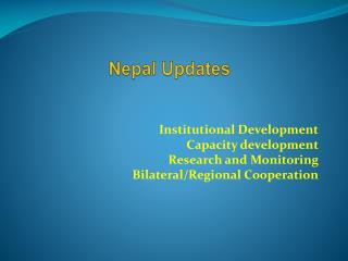 Nepal Updates