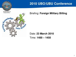 Briefing: Foreign Military Billing