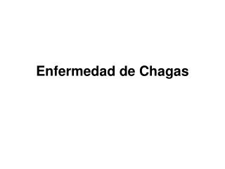 Enfermedad de Chagas