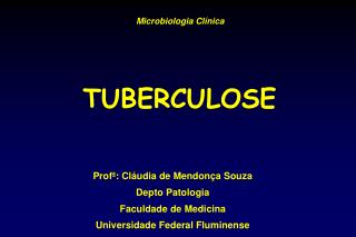 TUBERCULOSE