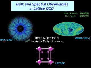 Bulk and Spectral Observables in Lattice QCD