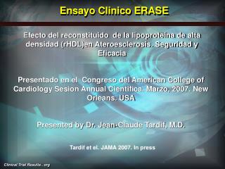 Ensayo Clinico ERASE
