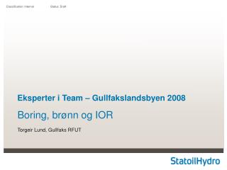 Eksperter i Team – Gullfakslandsbyen 2008
