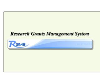 Research Grants Management System