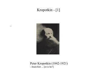 Kropotkin - [ 1 ]