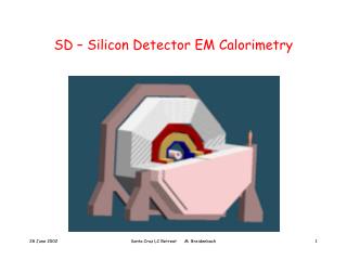 SD – Silicon Detector EM Calorimetry