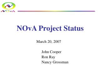 NOvA Project Status