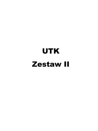 UTK Zestaw II