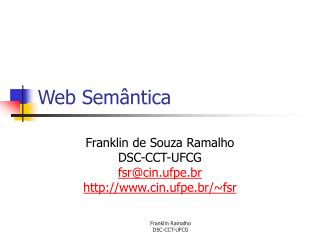 Web Semântica